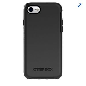 OtterBox Symmetry Fitted Hard Shell Case for iPhone SE (2nd Gen)/8/7 - Black